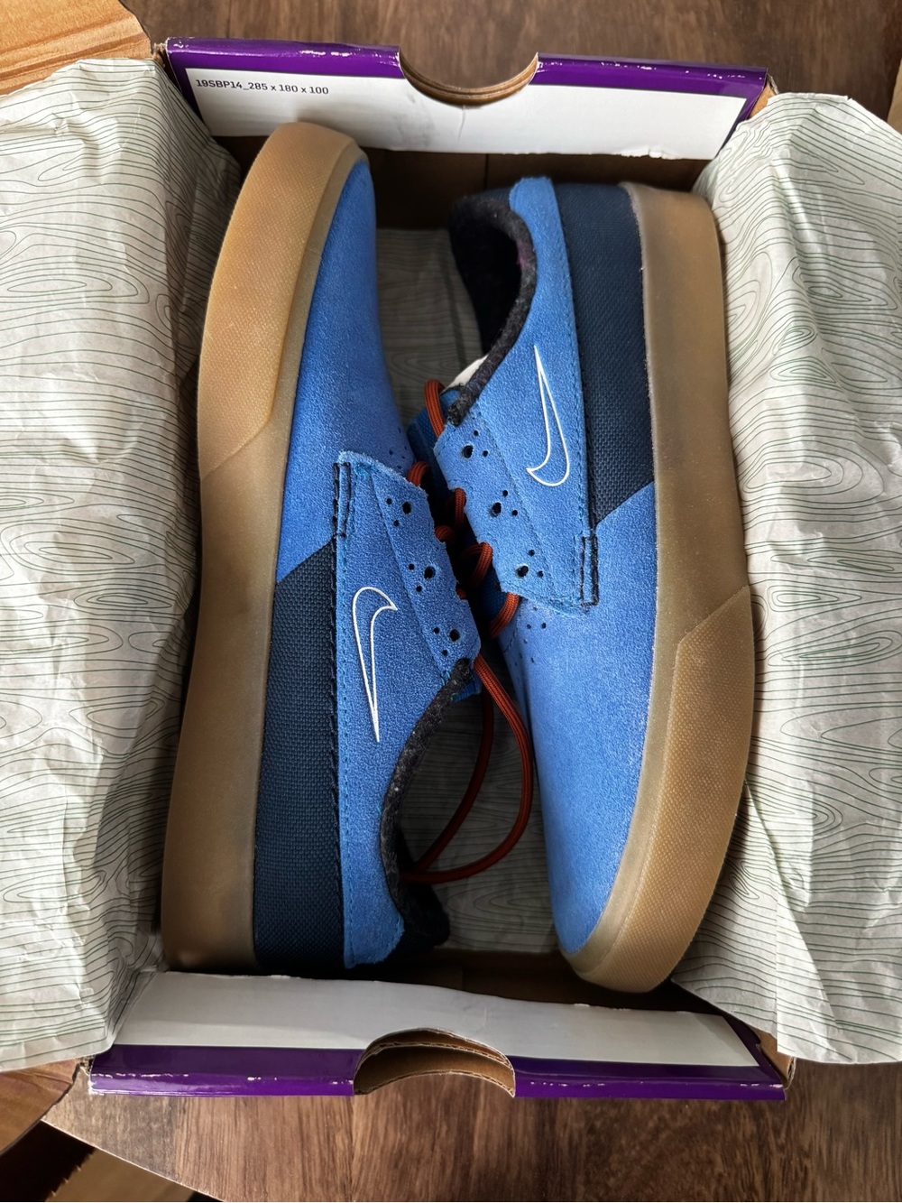 Nike SB, Shane O’Neill PRM shoes | Blue and burnt orange | size 7 | New in Box